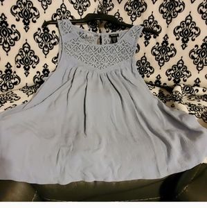 Torrid Size 0 Blue sleeveless shirt